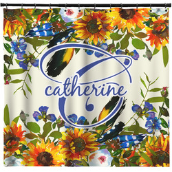 Sunflowers Shower Curtain - 71" x 74" (Personalized)