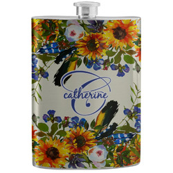 Sunflowers Stainless Steel Flask (Personalized)