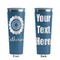 Sunflowers Steel Blue RTIC Everyday Tumbler - 28 oz. - Front and Back