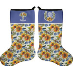 Sunflowers Holiday Stocking - Double-Sided - Neoprene (Personalized)