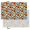 Sunflowers Tissue Paper - Heavyweight - Small - Front & Back