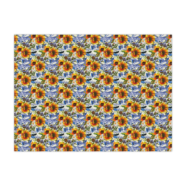 Custom Sunflowers Large Tissue Papers Sheets - Lightweight (Personalized)