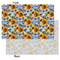 Sunflowers Tissue Paper - Lightweight - Small - Front & Back