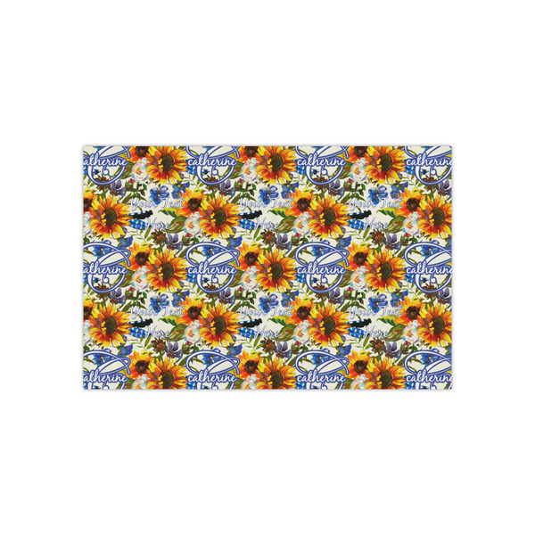 Custom Sunflowers Small Tissue Papers Sheets - Lightweight (Personalized)