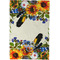 Sunflowers Waffle Weave Towel - Full Color Print - Approval Image