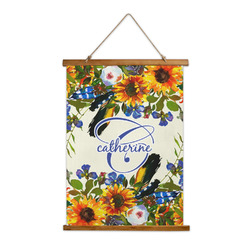 Sunflowers Wall Hanging Tapestry - Tall (Personalized)