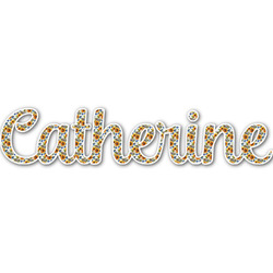 Sunflowers Name/Text Decal - Medium (Personalized)