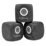 Sunflowers Whiskey Stone Set - Set of 3 (Personalized)