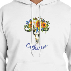 Sunflowers Hoodie - White - Medium (Personalized)