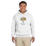 Sunflowers Hoodie - White (Personalized)