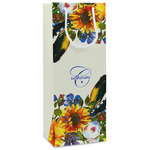 Sunflowers Wine Gift Bags - Matte (Personalized)