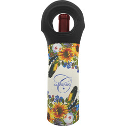 Sunflowers Wine Tote Bag (Personalized)