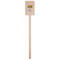 Sunflowers Wooden 6.25" Stir Stick - Rectangular - Single Stick