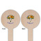 Sunflowers Wooden 6" Food Pick - Round - Double Sided - Front & Back