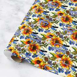Sunflowers Wrapping Paper Roll - Small (Personalized)