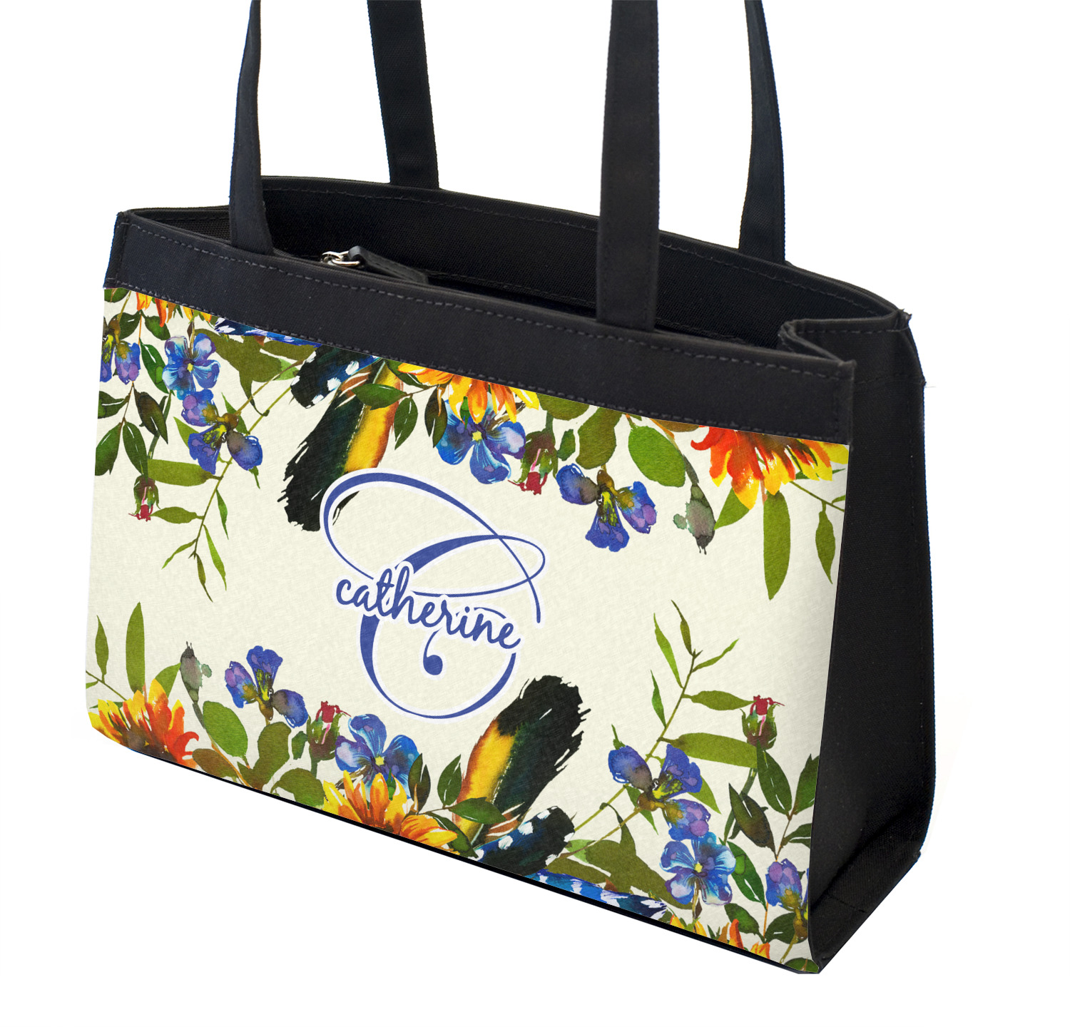 simply southern sunflower tote