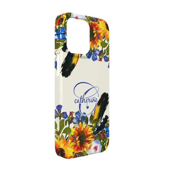 Custom Sunflowers iPhone Case - Plastic - iPhone 13 (Personalized)