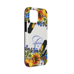 Sunflowers iPhone Case - Rubber Lined - iPhone 13 Mini (Personalized)