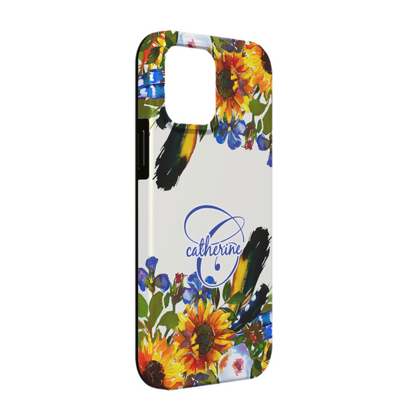 Custom Sunflowers iPhone Case - Rubber Lined - iPhone 13 (Personalized)