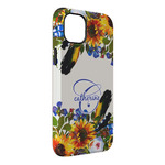 Sunflowers iPhone Case - Rubber Lined - iPhone 14 Plus (Personalized)