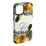 Sunflowers iPhone Case - Rubber Lined - iPhone 15 Plus (Personalized)