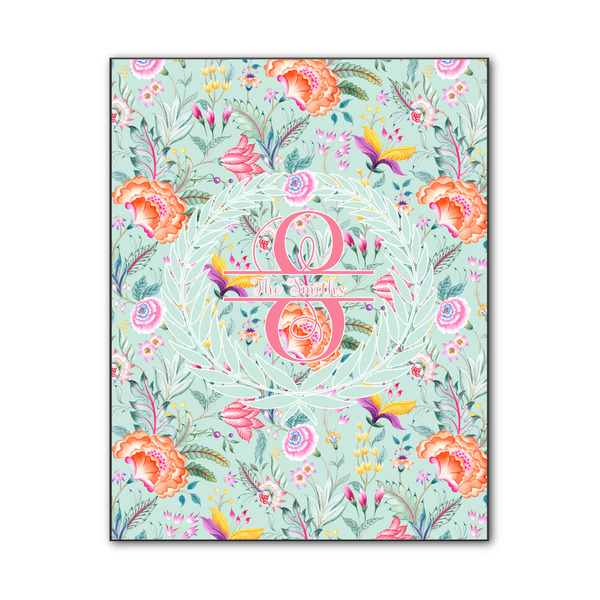 Custom Exquisite Chintz Wood Print - 11x14 (Personalized)