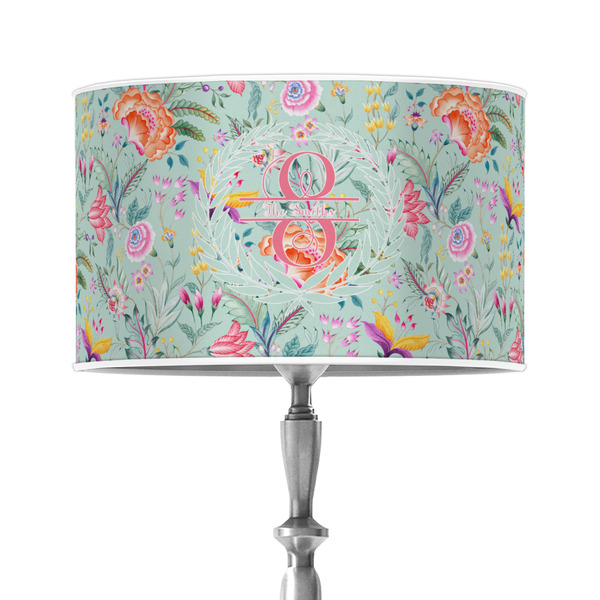 Custom Exquisite Chintz 12" Drum Lamp Shade - Poly-film (Personalized)