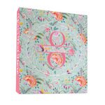 Exquisite Chintz 3 Ring Binder - Full Wrap - 1" (Personalized)