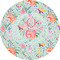 Exquisite Chintz 5" Multipurpose Round Label - Single Sticker