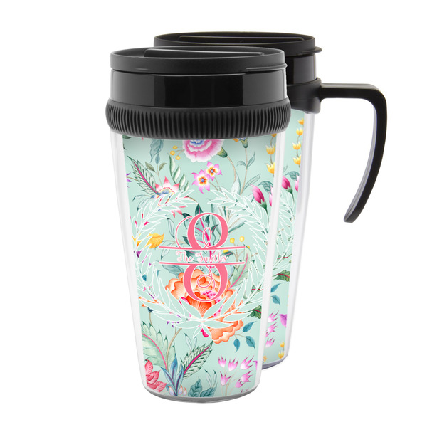 Custom Exquisite Chintz Acrylic Travel Mug (Personalized)