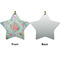 Exquisite Chintz Ceramic Flat Ornament - Star Front & Back (APPROVAL)