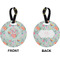 Exquisite Chintz Circle Luggage Tag (Front + Back)