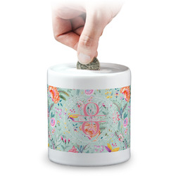 Exquisite Chintz Coin Bank (Personalized)