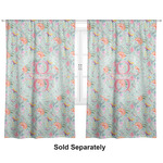 Exquisite Chintz Curtain Panel - Custom Size (Personalized)