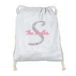 Exquisite Chintz Drawstring Backpack - Sweatshirt Fleece - Single Sided (Personalized)