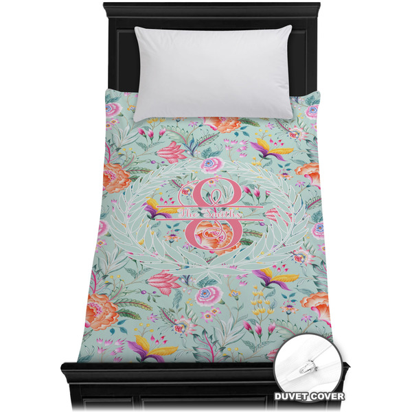 Custom Exquisite Chintz Duvet Cover - Twin (Personalized)