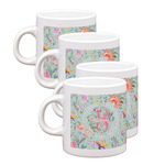 Exquisite Chintz Single Shot Espresso Cups - Set of 4 (Personalized)