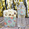 Exquisite Chintz French Fry Favor Box - w/ Water Bottle