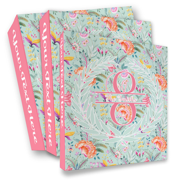 Custom Exquisite Chintz 3 Ring Binder - Full Wrap (Personalized)