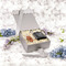 Exquisite Chintz Gift Boxes with Magnetic Lid - Silver - In Context