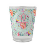 Exquisite Chintz Glass Shot Glass - 1.5 oz - Set of 4 (Personalized)