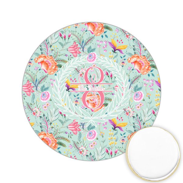 Custom Exquisite Chintz Printed Cookie Topper - 2.15" (Personalized)