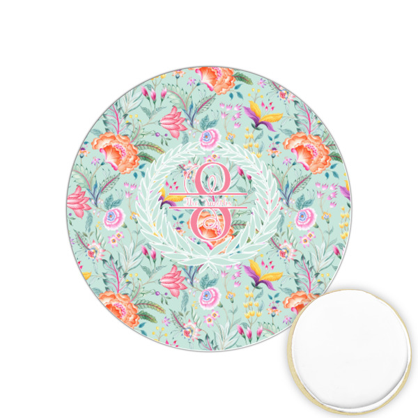 Custom Exquisite Chintz Printed Cookie Topper - 1.25" (Personalized)