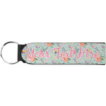 Exquisite Chintz Neoprene Keychain Fob (Personalized)