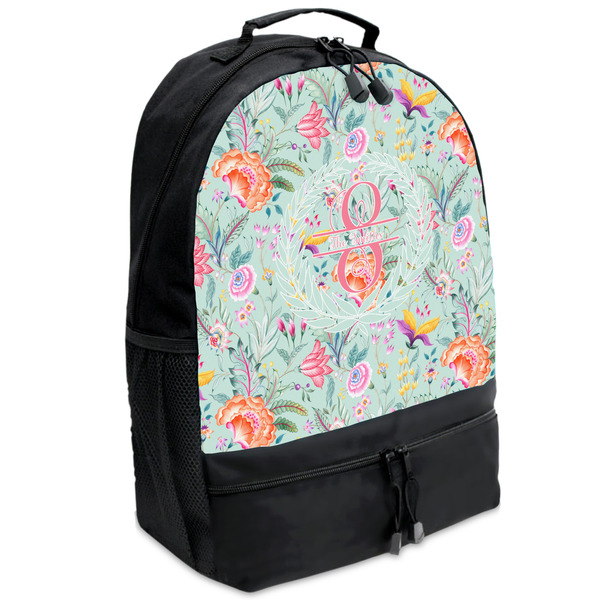 Custom Exquisite Chintz Backpacks - Black (Personalized)