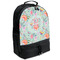 Exquisite Chintz Large Backpack - Black - Angled View