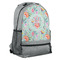 Exquisite Chintz Large Backpack - Gray - Angled View