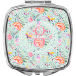 Exquisite Chintz Compact Makeup Mirror (Personalized)