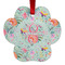 Exquisite Chintz Metal Paw Ornament - Front