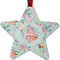 Exquisite Chintz Metal Star Ornament - Front